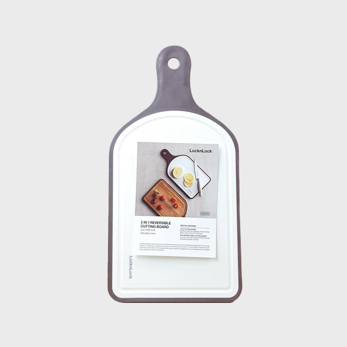 Thớt Hai Mặt LocknLock - Kích Thước 350x180x17mm - Màu Nâu - CKD031
